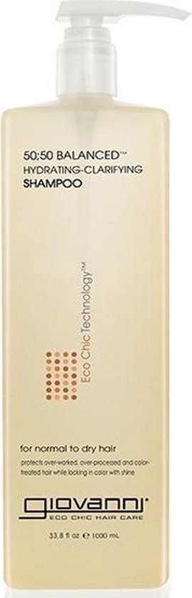 Giovanni - 50/50 Balanced Hydrating-Clarifying Shampoo - 1000 ml | bol.com