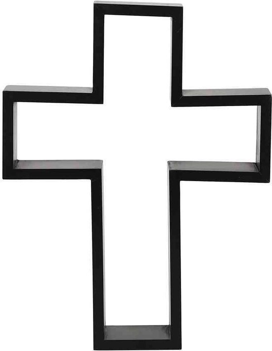 Attitude Holland Vitrine / présentoir Black Crucifix Zwart