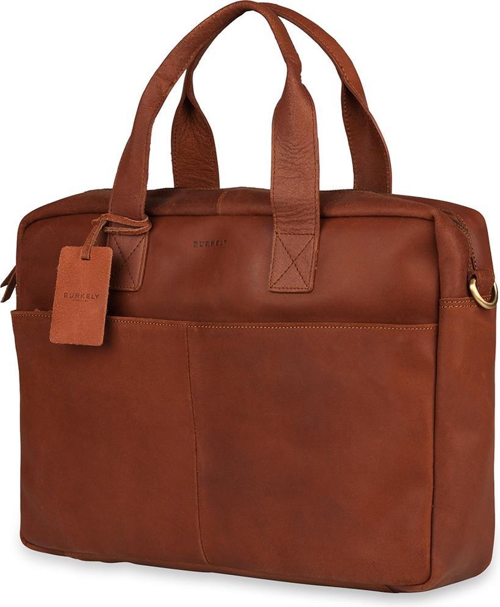 Burkely Leren Laptoptas 15.6 inch Fundamentals Vintage River Worker