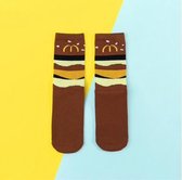 Fun sokken 'McDonalds Hamburger' (91228) happy socks merchandise Macdonalds burger sokken festival feest sokken