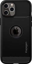 Spigen - Rugged Armor iPhone 12 / iPhone 12 Pro 6.1 inch | Zwart