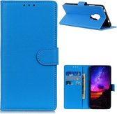 Book Case - Motorola Moto G9 Play Hoesje - Blauw