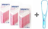 Interprox Plus Nano- 1.9 mm - Roze 3 x 6 stuks + GRATIS Halita Tongreiniger ‚Äì Voordeelpakket