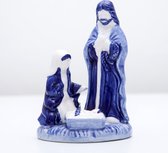 Holy Family | Delfts Blauw | Heinen Delfts Blauw | Keramiek | Jezus met Jozef en Maria | Kerst stal