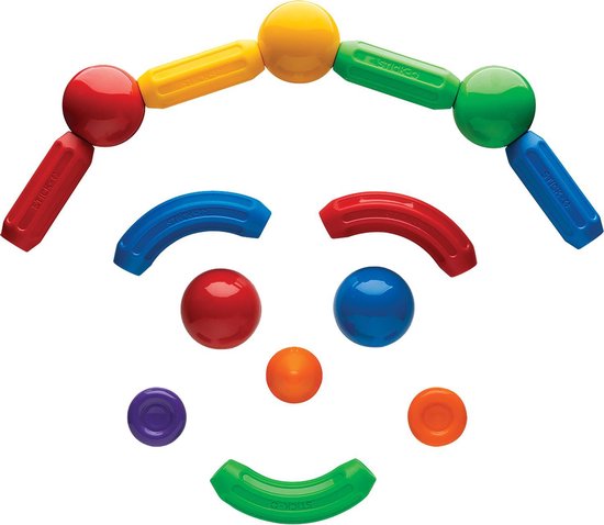 Stick-O Basic Set - Magnetisch Bouwspeelgoed - 30-delig - Montessori Speelgoed - vanaf 18 maanden