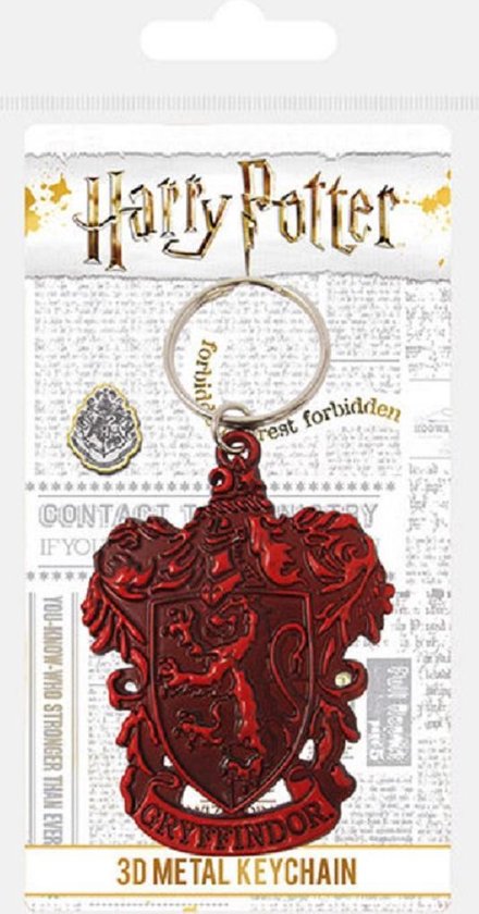 Harry Potter Gryffondor Gryffondor Crest Porte-clés en Métal