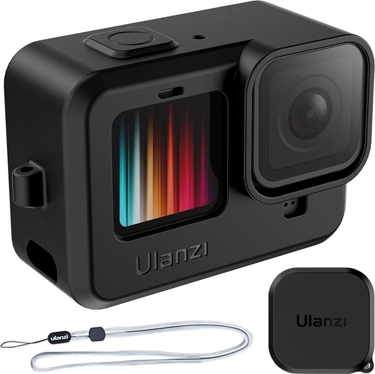 Ulanzi G9-1 - Beschermhoes met Lensdop - voor GoPro 9,10,11,12 en 13 - Stevig - Zwart