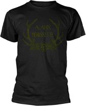 Alanis Morissette Heren Tshirt -XL- Antlers Zwart