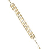 Emporio Armani dames edelstaal / Pearl One Size Goud 32012630