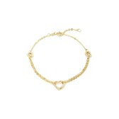 Favs Dames Armband 9 karaat geelgoud One Size 87307131
