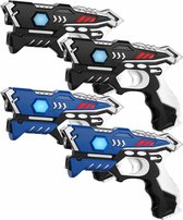 KidsTag Lasergame set met 4 laserpistolen - Goedkope laserguns met veel uitbreidingsmogelijkheden voor kinderen vanaf 6 jaar
