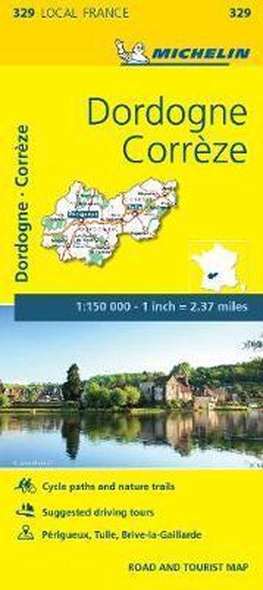 Bol Com Correze Dordogne Michelin Local Map 329