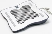 Aluminium Laptop koeler - Notebook Cooling pad - Laptop Koelplatform - Notebook Ventilator tot 15 inch