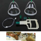 Professionele vacuüm zuig cupping set- body massage cups- lifting- borst & billen