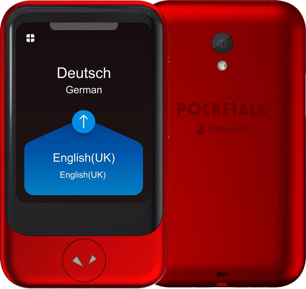 Pocketalk S - Translator - Vertaalcomputer - 2.8 inch - WiFi + 4G - Rood