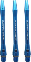 ABC Darts - Dart Shafts - Aluminium Blauw - Medium - 3 Sets (9 stuks)