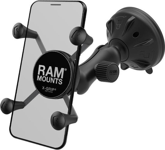 RAM Mount X-Grip smartphone zuignap set compacte zuignap