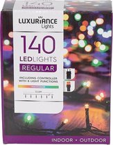 LED Kerstverlichting Binnen/Buiten - Gekleurde Kerstlichtjes - Kerstverlichting Ledlights Regular 140 - Kerstverlichting binnen en buiten - 19 meter kerstverlichting - multicolor led - 8 lich