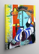 Canvas Seated woman with arms crossed - Pablo Picasso - 50x70cm