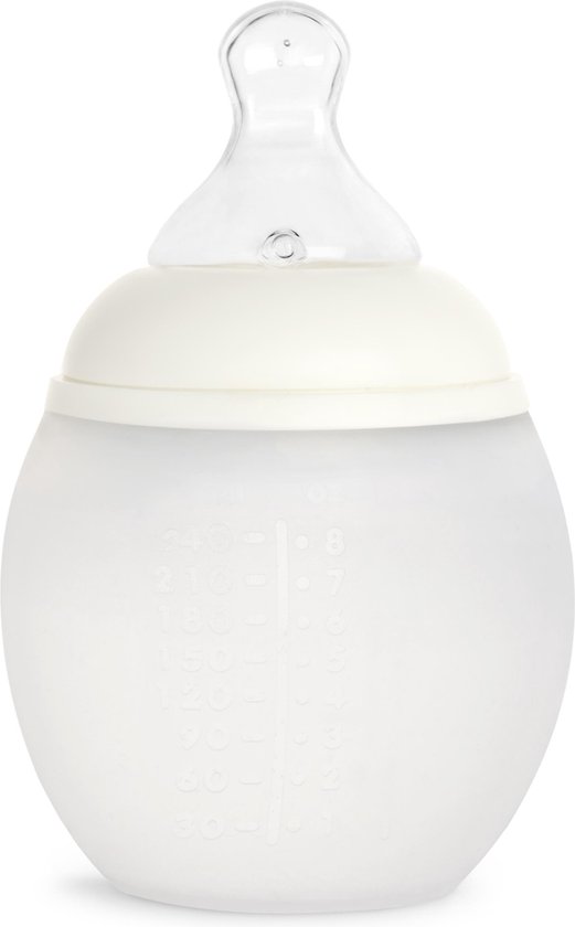 Babyflesje - Silicone Babyfles 240 ml (05 Oz) Milk | Elhée