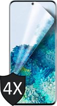 Screenprotector geschikt voor Samsung S20 FE - 4x Glas PET Folie Screen Protector