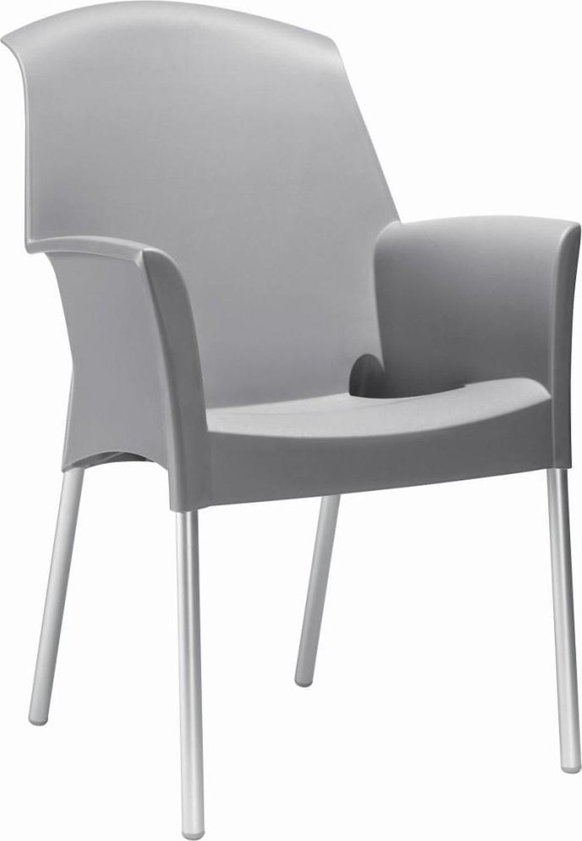 Kantinestoelen of tuinstoel Design recyclebaar Licht grijs