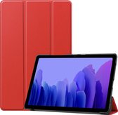 Samsung Galaxy Tab A7 2020 Hoesje Book Case Luxe Hoes Cover - Rood