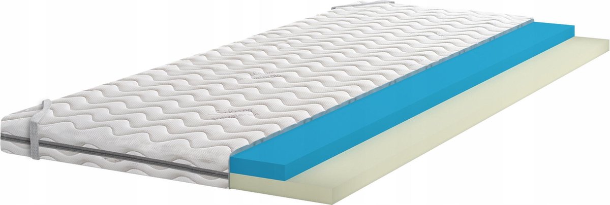 Topper - topdekmatras - dekmatras - topmatras - 80 x 200 - 7cm DIKTE - TRAAGSCHUIM - NASA - VISCO - MEMORY - schuim ecoPUR - TENCEL