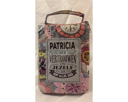 History&heraldry Shopper - met leuke tekst - PATRICIA HEB VERTROUWEN IN JEZELF DAN KOMT ALLES GOED