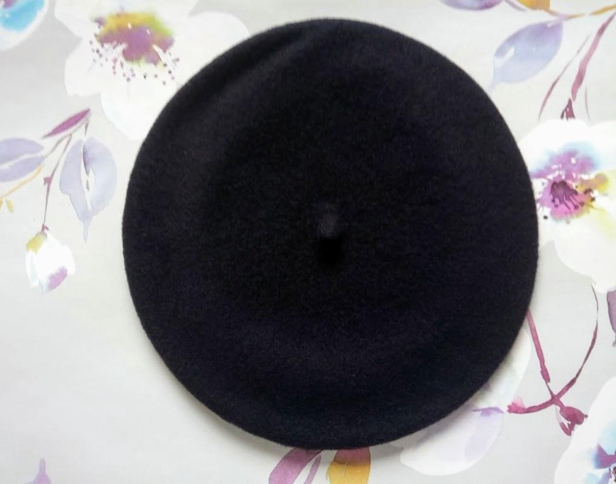 Le Sjalerie  Kinder Baret Wol Meisje Donkerblauw Winter - klein maatje