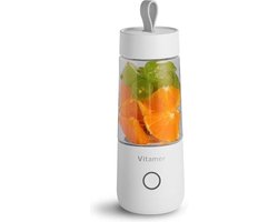 DrPhone V6 Portable Shaker – Juice Shaker – Mixer – Drink en Shake – On The Go – Gym - Shaker – Proteïne en fruit- Wit