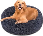 Lifest 80 cm - Huisdieren Mand/Bed - Comfortabel - Draagbaar - Gemakkelijk Schoonhouden - Synthetisch Bond - Duurzaam Nylon - Donker Grijs - Medium
