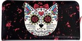 Banned Dames portemonnee Sugar Kitty Zwart/Roze