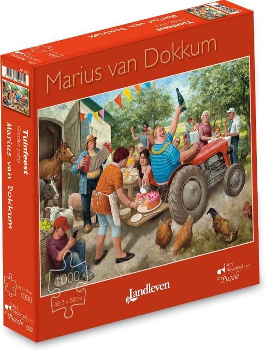 Zogenaamd protest dynastie Puzzel - Marius van Dokkum - Tuinfeest - 1000 st | bol.com