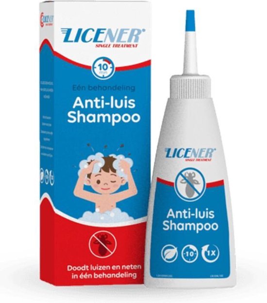 Licener Shampoo Anti Luis 100 ml - Zonder Dimethicon - op basis van natuurlijke ingrediënten - 100% effectief