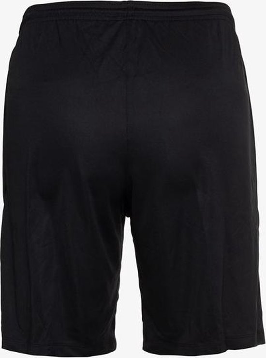 Zwarte Nike voetbalbroek, achterkant.