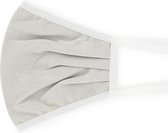 Antibacterieel Mondmasker met zilvergaren (effen wit)