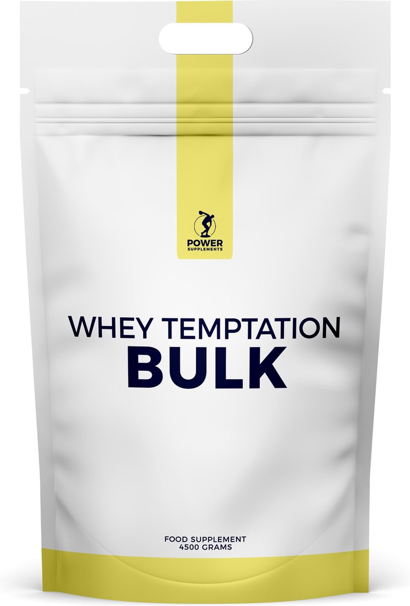 Power Supplements - Whey Temptation BULK (concentraat) - 4,5kg - Hazelnut Heaven