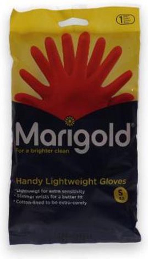 Marigold Handy latex handschoen S rood | bol.com