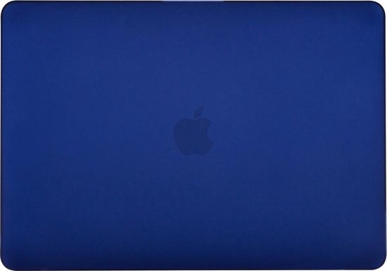 Hardcover Hoes - Geschikt voor Macbook Pro 13.3 Inch A2289/A2251/A2338 - Mat Donkerblauw - AA Commerce