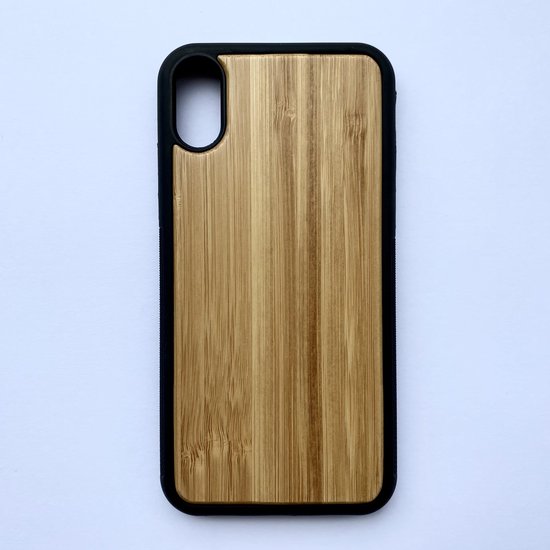 buurman verbrand bureau Bamboo iPhone X / 10 Hoesje - Apple iPhone - Natuurlijk Bamboe Case - Houten  Telefoon... | bol.com