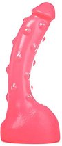 BubbleToys - Pimpy - BubbleGum -  Medium - dildo anaal groot Lengte: 19,5 cm diam. Top: 4,0 cm Med: 4,0 cm Base: 7,9 cm