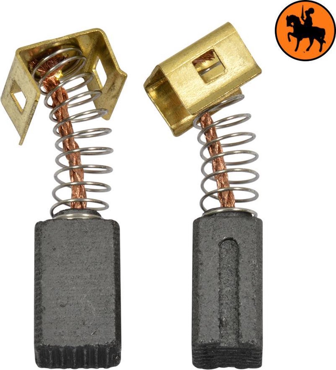 2 Paires De Balais De Charbon Pour Meuleuse D'angle - Compatible Black & Decker CD110, KG900, AST15 Et Autres