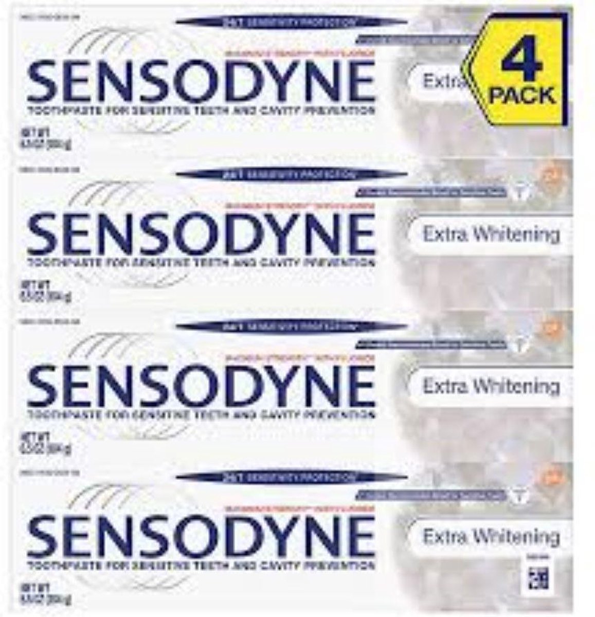 Sensodyne Tandpasta Extra Whitening - Voordeelverpakking 4 x 75 ML