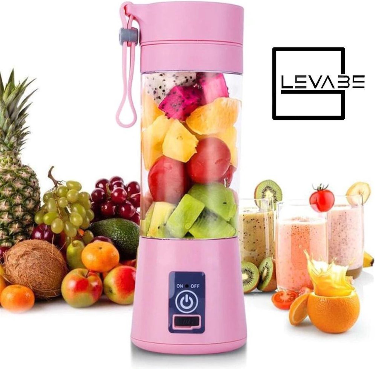 ROZE Mini blender voor onderweg handig voor eiwit shake's en