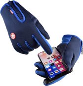 Waterdichte Touchscreen Handschoenen - Blauw L - dit is de betere/dikkere kwaliteit