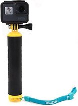 Pro Series Floaty Bobber Selfie Stick voor GoPro en ActionCams - Zwart / Geel