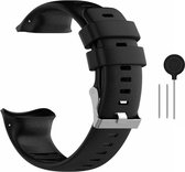Bracelet de montre de sport en silicone Zwart pour Polar Vantage V - bracelet de montre - bracelet de poignet - bracelet - silicone - caoutchouc - noir - 4You Webventures