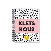 Uitsprakenboekje voor een meisje - Kletskous - kletspraat - Uitsprakenboekje Roze - cadeau peuter -Studio Ins & Outs