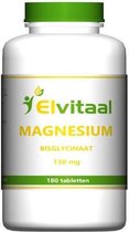 Elvitaal/Elvitum Magnesium (bisglycinaat) 130mg (180tb)